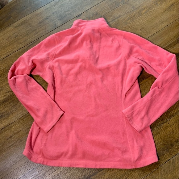 THE NORTH FACE WOMENS SMALL CORAL BASE LAYER THERMAL FLEECE COLLAR 1/4 ZIP - Picture 10 of 11